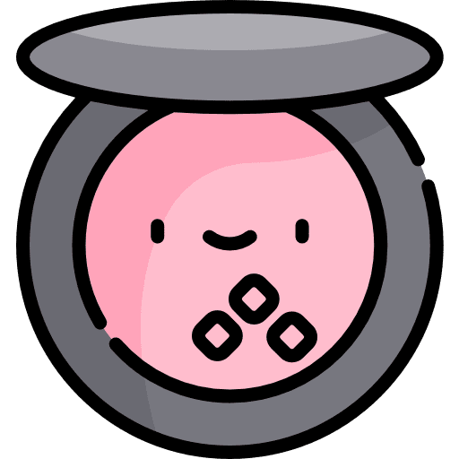 Blusher woman cosmetics makeup icon