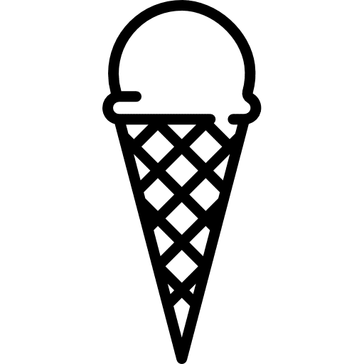 Ice cream dessert summertime summer icon