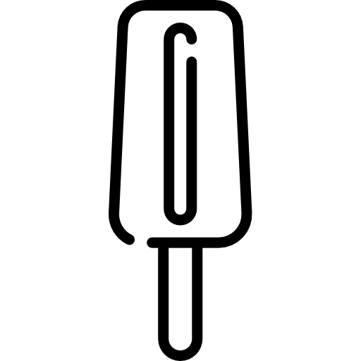 Popsicle summer food dessert icon