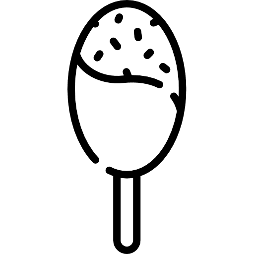 Popsicle summertime dessert food icon