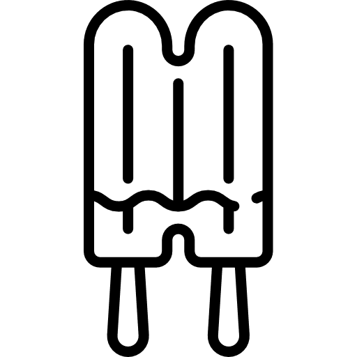 Popsicle summertime food and restaurant dessert icon