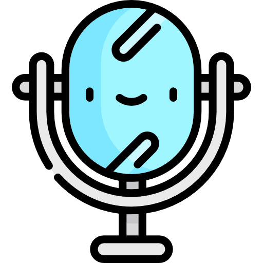 Mirror mirror beauty salon makeup icon