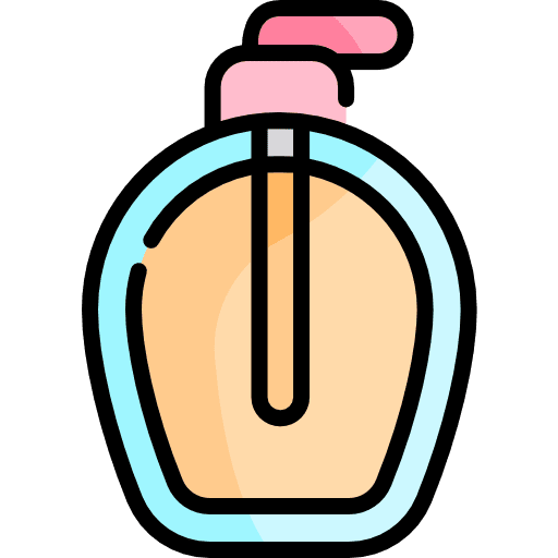 Soap make up hygiene products woman icon