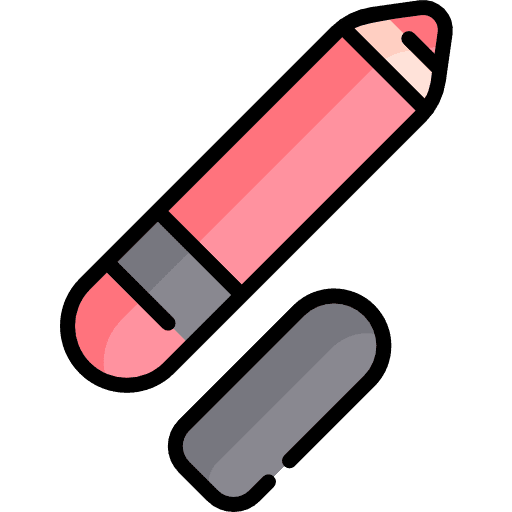Liner beauty make up liner icon