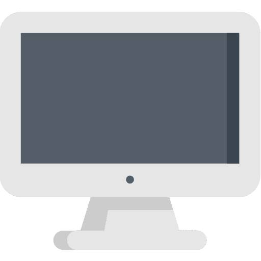 Computer tv pc pc screen icon
