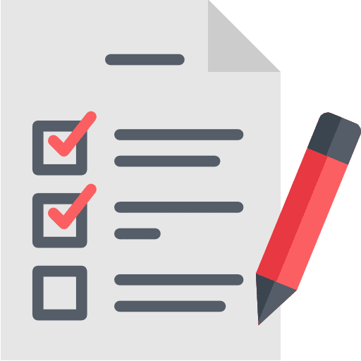 Test education exam file icon