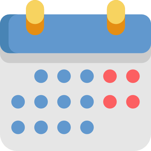 Calendar events calendar schedule icon