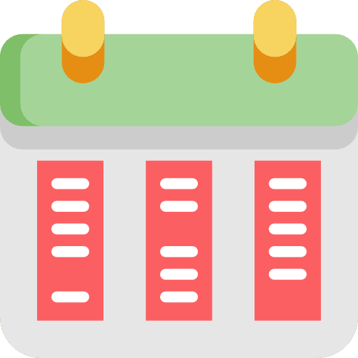 Calendar schedule time tool icon