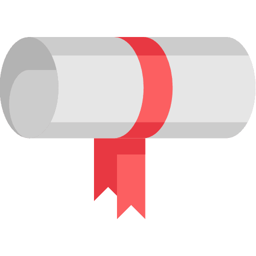 Diploma education degree diploma icon