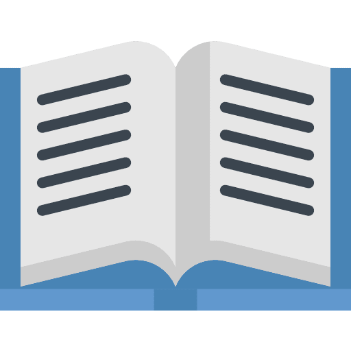 Book reading study book icon