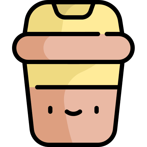 Coffee paper cup coffee hot drink icon
