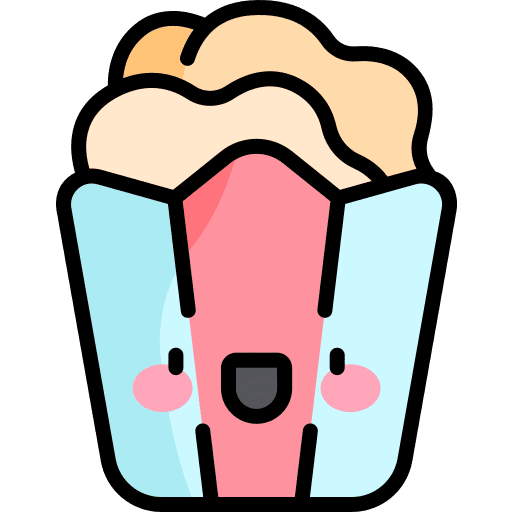 Popcorn snacks corn food and restaurant icon