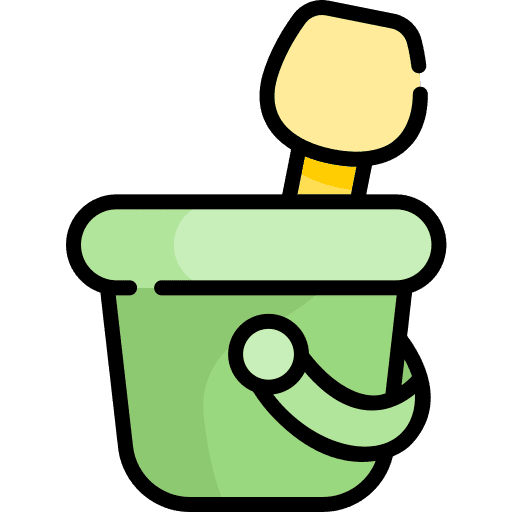 Bucket bucket leisure beach icon