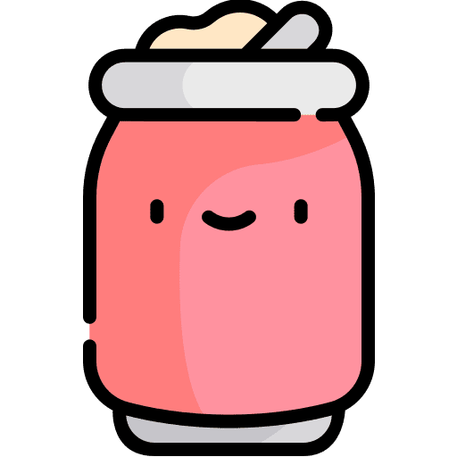 Soda can food pop icon