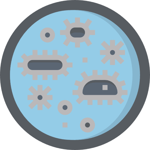 Petri dish education biology science icon