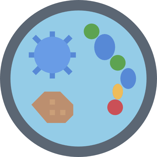 Petri dish medical biology coronavirus icon