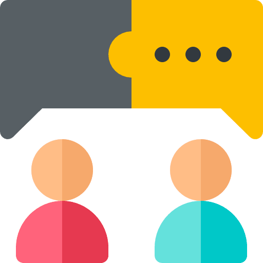 Organization organization puzzle chat icon