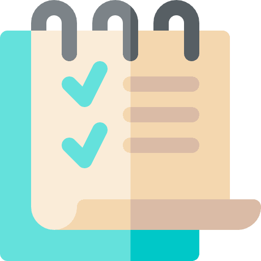 Check list tasks criteria checking icon