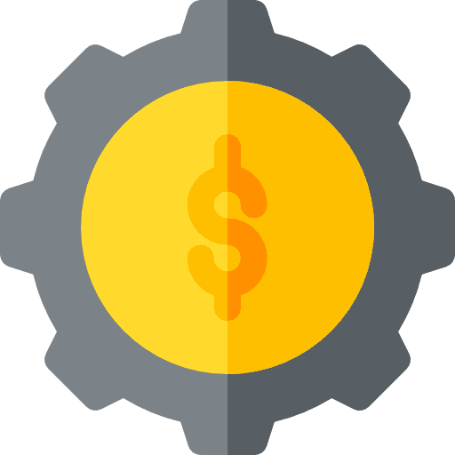 Management mechanism business construction and tools icon