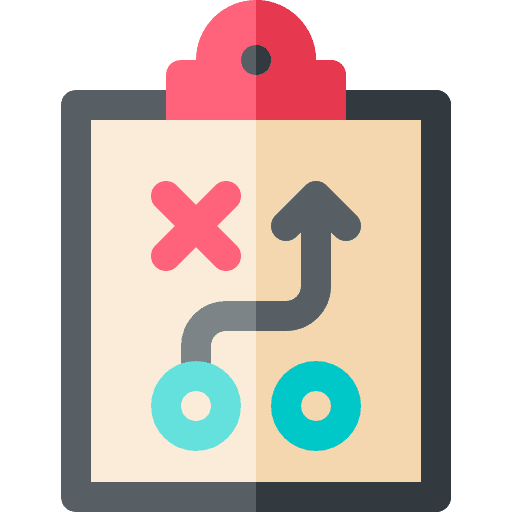 Planning clipboard list lock icon