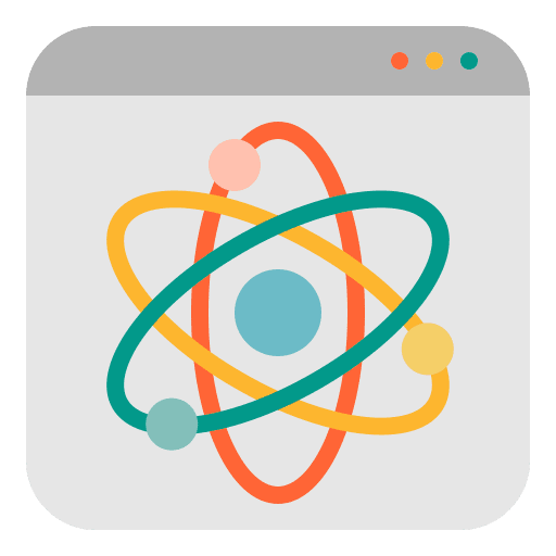 Dynamic website software technology icon