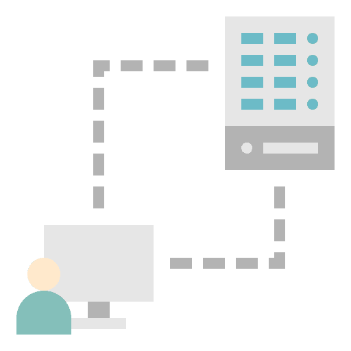 Server development network software icon