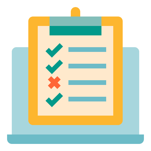 Testing criteria development testing icon