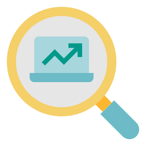 Analysis interface system loupe icon