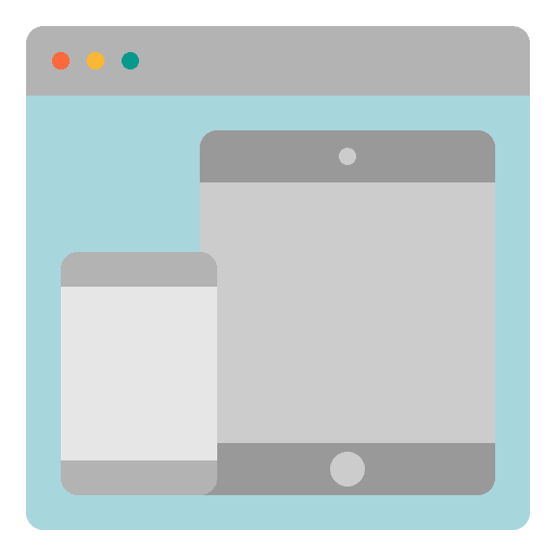 Platform smartphone seo and web tablet icon