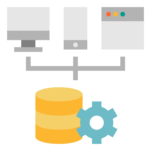 Web platform computing development icon