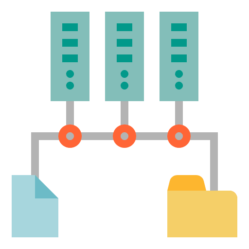 Server server database files and folders icon