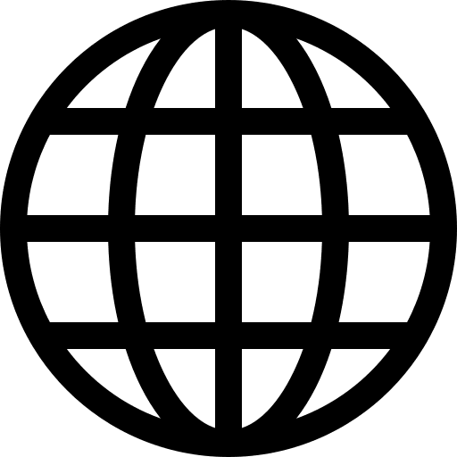 Earth globe globe grid world earth grid icon