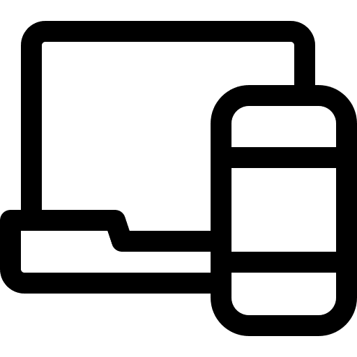 Adaptive web design monitor computer icon