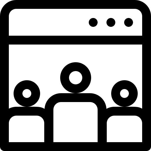 Department members pencil people icon