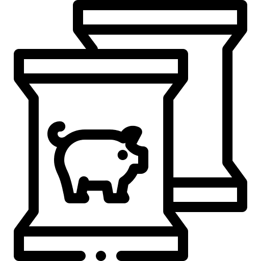 Animals food pork food and restaurant icon