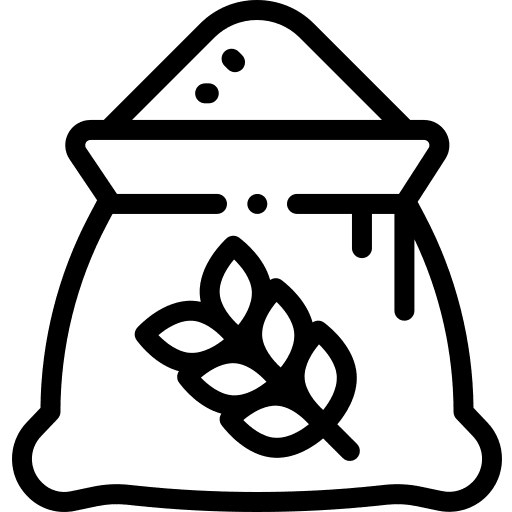 Bag bag barley food and restaurant icon