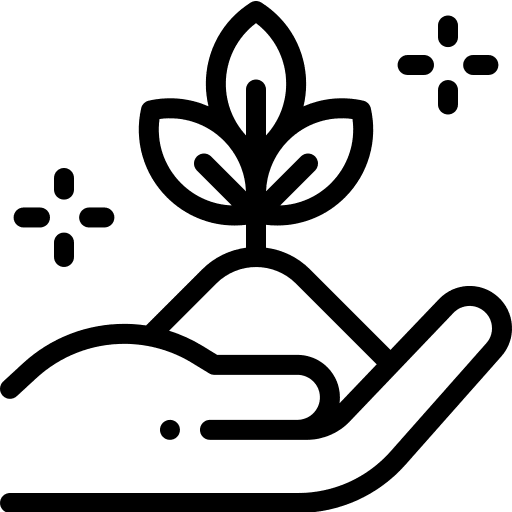 Eco friendly sprout nature plant icon