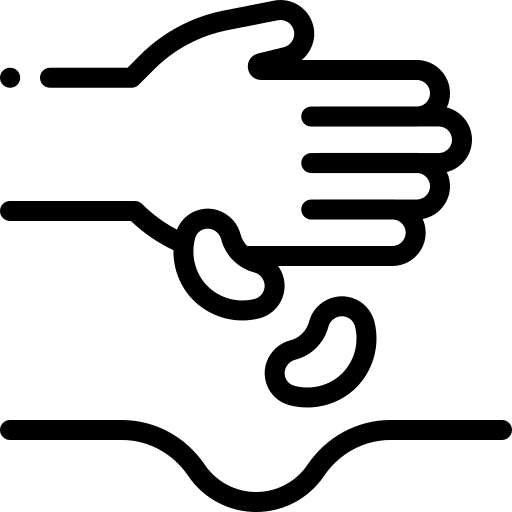 Ecology and environment hands and gestures growth planting icon