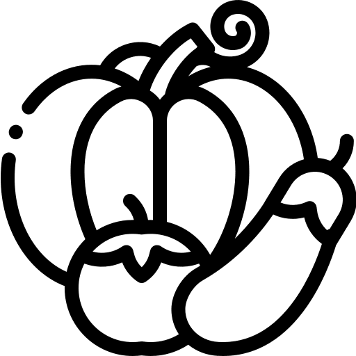 Ecology and environment vegetarian vegan healthy food icon