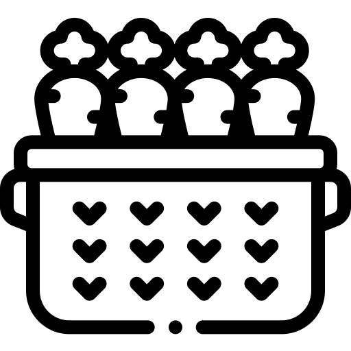 Box box harvest vegetables icon