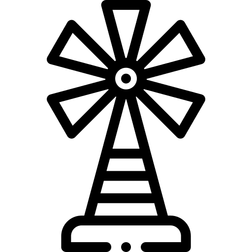 Ecologic ecologic mill windmills icon