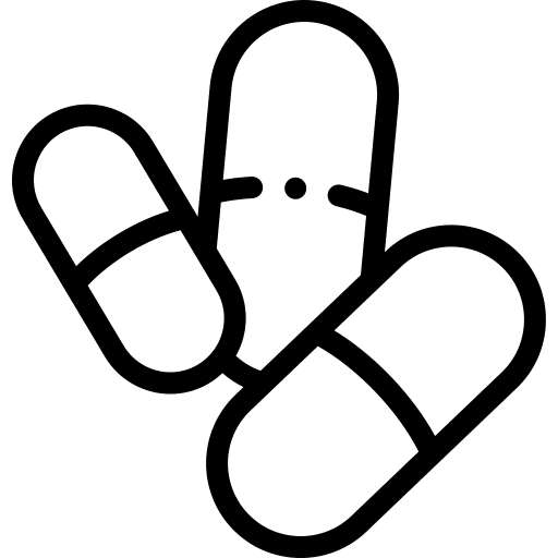 Supplements healthcare and medical medicine supplements icon