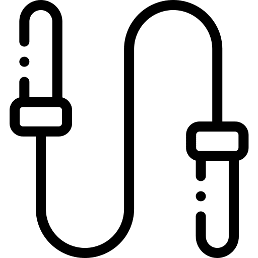 Jump rope rope fitness playground icon