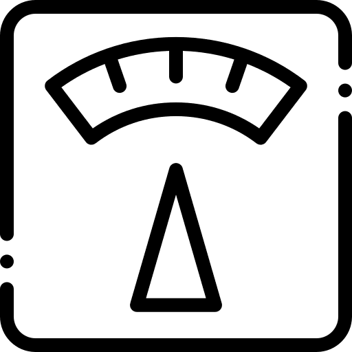 Libra scale gym diet icon