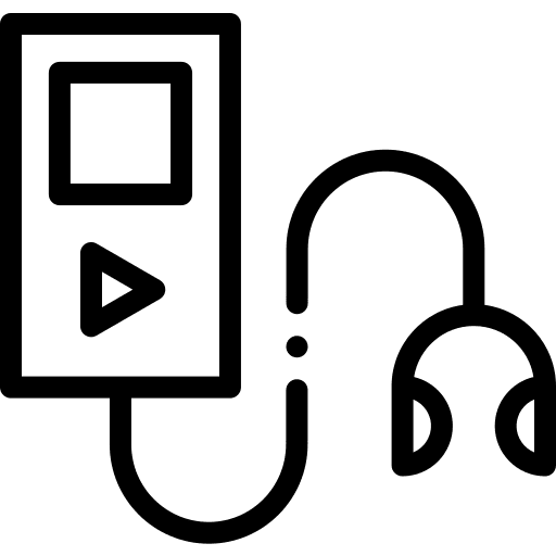 Mp3 technology musical electronics icon