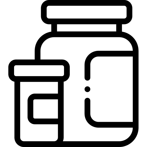 Nutrition sports and competition supplements proteins icon