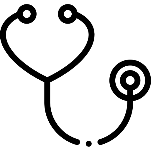 Phonendoscope medical healthcare and medical phonendoscope icon