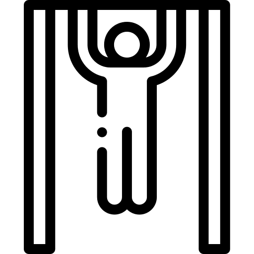 Pulling up work out pulling up working out icon