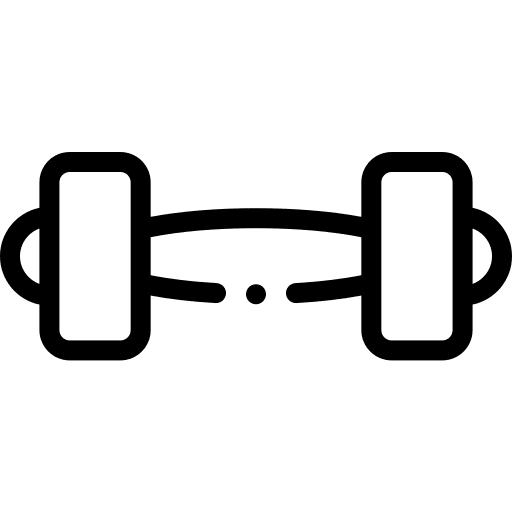 Dumbbell dumbbells gym weight icon