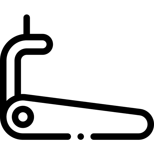 Treadmill walk gym sports and competition icon